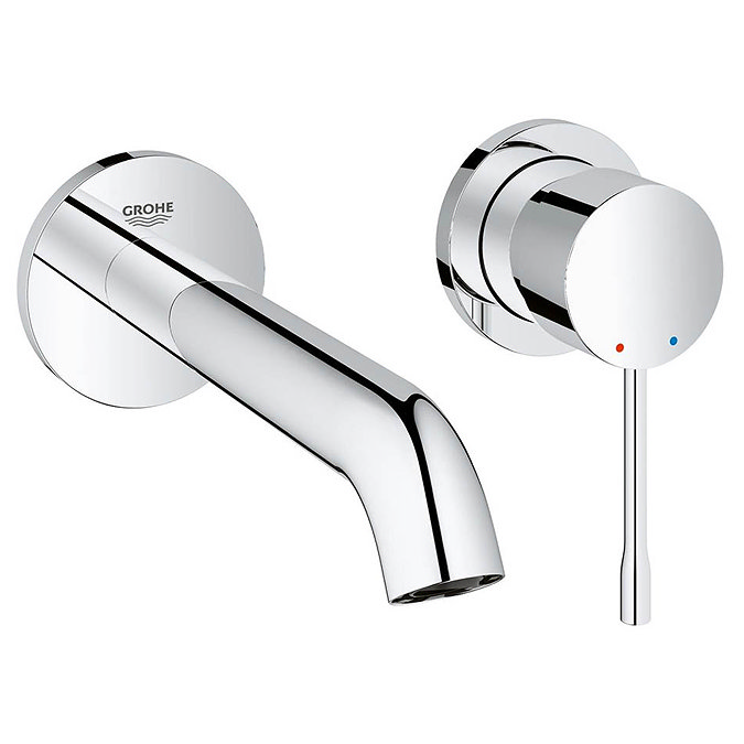 Grohe Essence Wall Mounted Basin Mixer Tap - Chrome