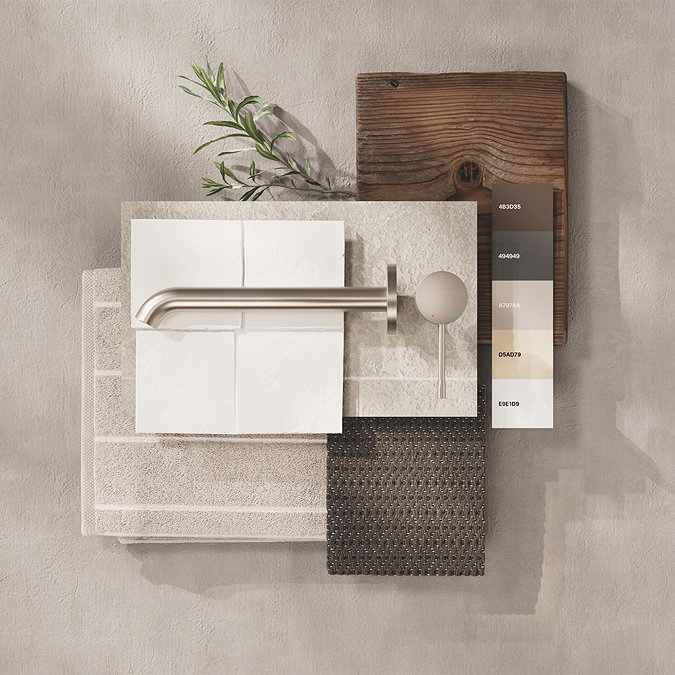 Grohe Essence Wall Mounted Basin Mixer L-Size - Supersteel