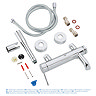 Grohe Essence Wall Mounted Bath Shower Mixer and Kit - 33628001  Feature Large Image