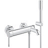 Grohe Essence Wall Mounted Bath Shower Mixer and Kit - 33628001 Large Image