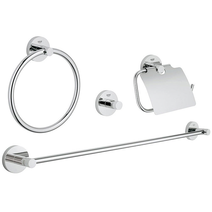 Grohe Essentials 4-in-1 Master Bathroom Accessories Set - 40776001