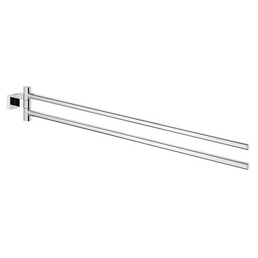 Grohe Essentials Cube Double Towel Bar - 40624001  Profile Large Image