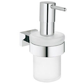 Grohe Essentials Cube Soap Dispenser and Holder - 40756001 Medium Image