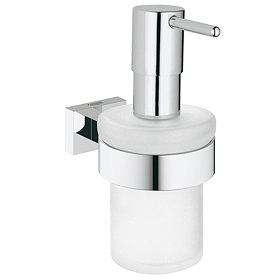 Grohe Essentials Cube Soap Dispenser and Holder - 40756001 Large Image