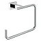 Grohe Essentials Cube Towel Ring - 40510001 Large Image
