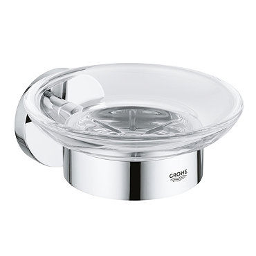 Grohe Essentials Soap Dish with Holder - 40444001  Profile Large Image