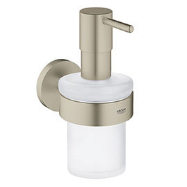 Grohe Essentials Soap Dispenser with Holder - Brushed Nickel - 40448EN1 Medium Image