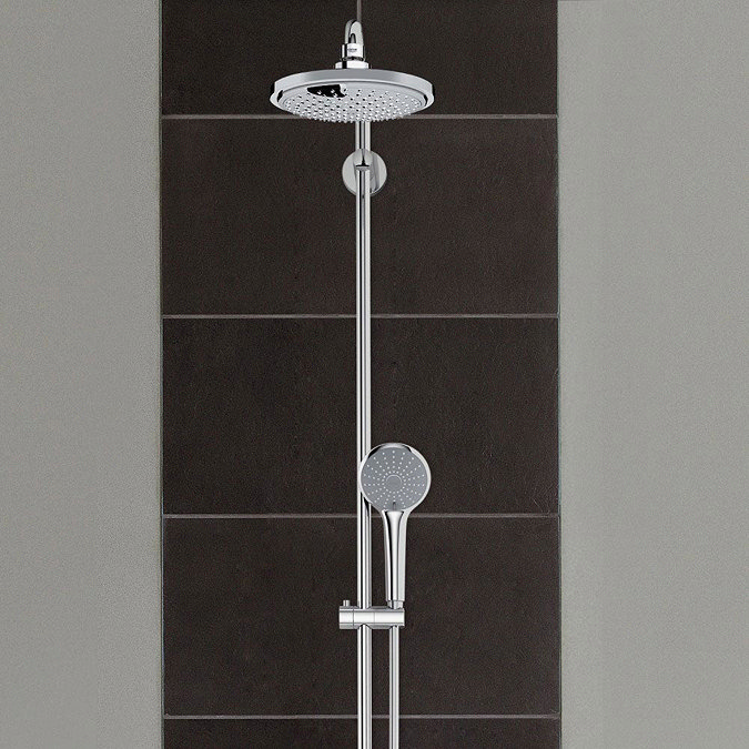 Grohe Euphoria 180 Shower System Thermostatic Bath Mixer and Kit - 27475000 Feature Large Image