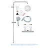 Grohe Euphoria 180 Thermostatic Shower System - 27296001  Newest Large Image