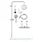 Grohe Euphoria 180 Thermostatic Shower System - 27296001  Newest Large Image