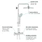 Grohe Euphoria 260 Thermostatic Shower System - 27296002  additional Large Image