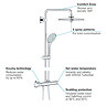 Grohe Euphoria 260 Thermostatic Shower System - 27615001  additional Large Image