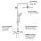 Grohe Euphoria 260 Thermostatic Shower System - 27615001  additional Large Image