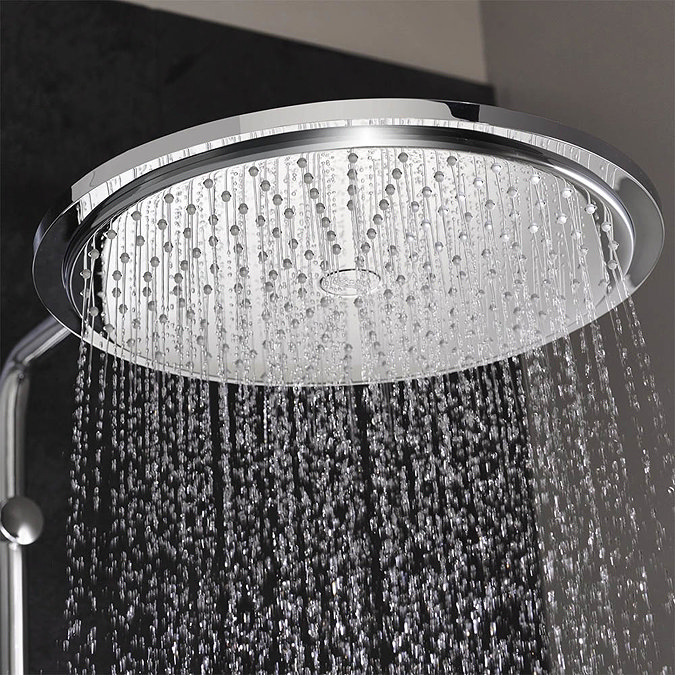 Grohe Euphoria 310 Thermostatic Shower System - Chrome - 26075000 Profile Large Image