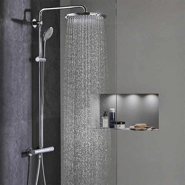 Grohe Euphoria 310 Thermostatic Shower System Chrome 26075000