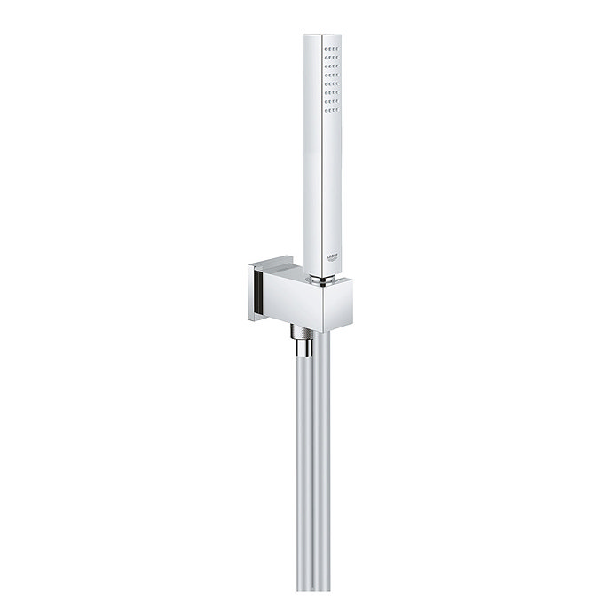 Grohe Euphoria Cube Stick Outlet Elbow with Parking Bracket, Flex + Handset - 26405000 Large Image
