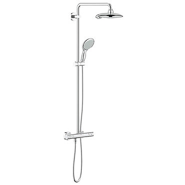 Grohe Euphoria Power&Soul 190 Thermostatic Shower System - 26186000  Profile Large Image