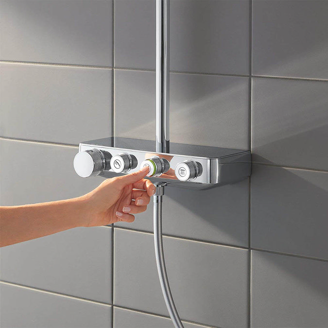 Grohe Euphoria SmartControl 310 Cube DUO Shower System - Chrome - 26508000  Feature Large Image