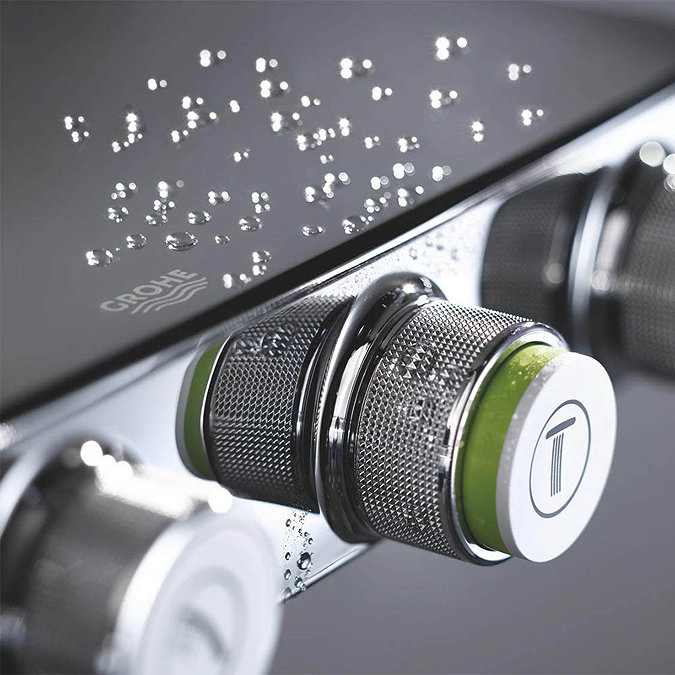 Grohe Euphoria SmartControl 310 Cube DUO Shower System - Chrome - 26508000  Standard Large Image