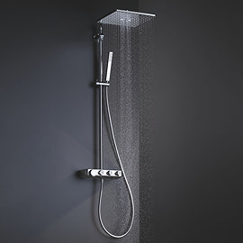Grohe Euphoria SmartControl 310 Cube DUO Shower System - Chrome - 26508000 Large Image