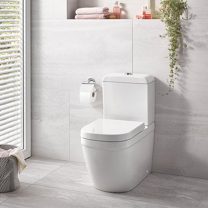 Grohe Euro 4-Piece Bathroom Suite (Basin + Rimless Toilet)  Feature Large Image