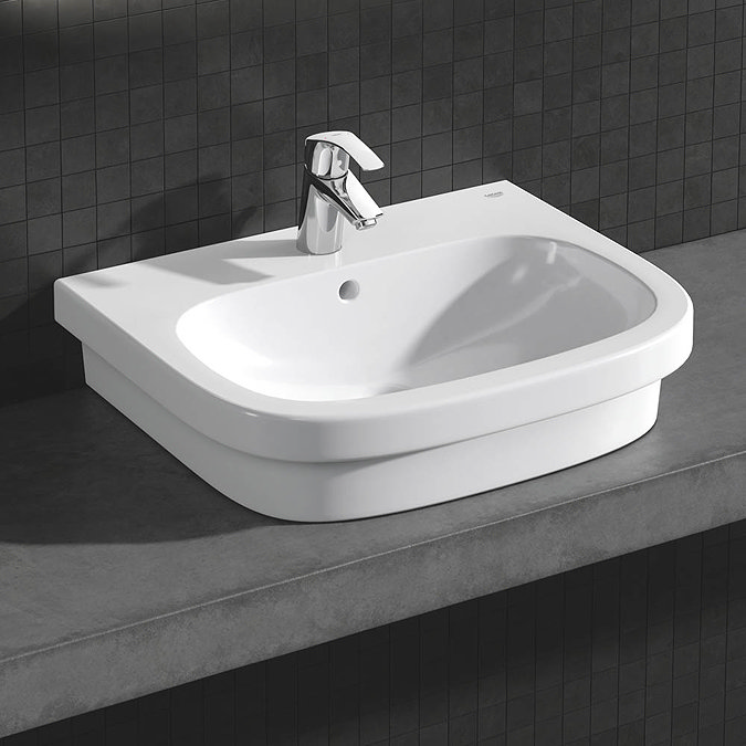 Grohe Euro 600mm 1TH Counter Top Basin - 39337000  Feature Large Image