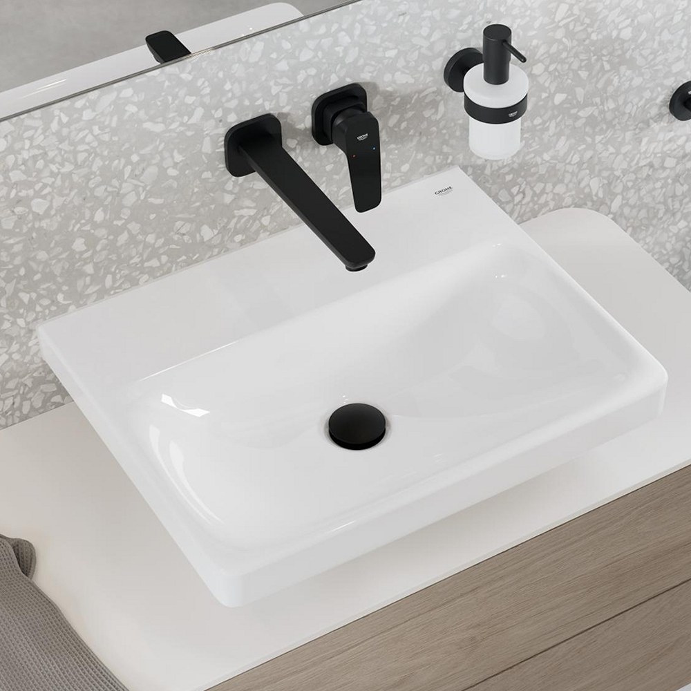 Grohe Bassein Grohe Euro Ceramic 550mm 0TH Wall Hung Basin without Overflow