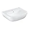 Grohe Euro Ceramic 600mm 1TH Wall Hung Basin - 39335000 Large Image