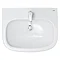 Grohe Euro Ceramic 600mm 1TH Wall Hung Basin - 39335000 Profile Large Image