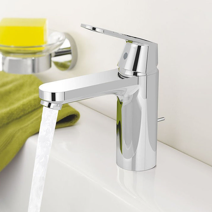 Grohe Euro Ceramic 600mm Complete Basin Package (Cosmo Smart Tap + Waste Included)  Feature Large Im