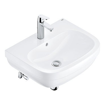 Grohe Euro Ceramic 600mm Complete Basin Package (Cosmo Smart Tap + Waste Included)  Profile Large Im