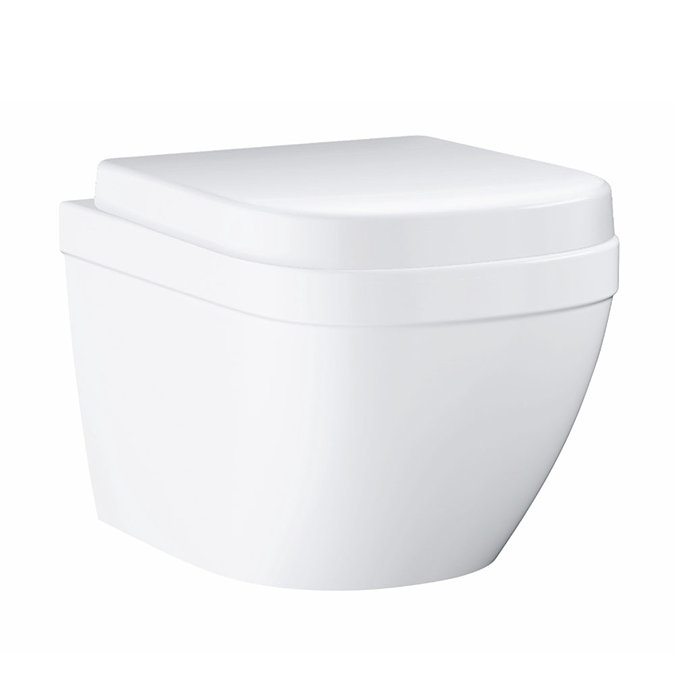 Grohe Euro Compact Rimless Wall Hung Toilet with Quick Release Seat Large Image