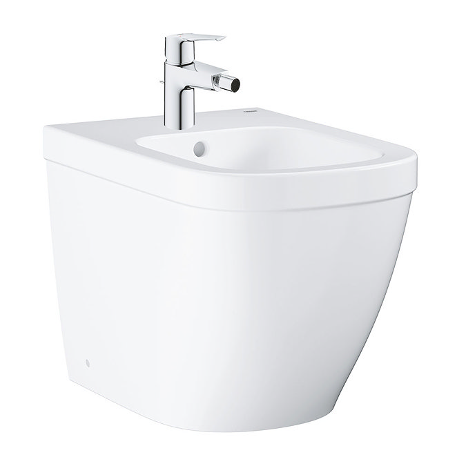 Grohe Euro Floor Standing Bidet Package (Tap + Waste Included) Large Image