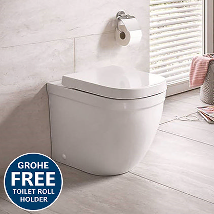Grohe Euro Rimless Back to Wall Toilet with Soft Close Seat