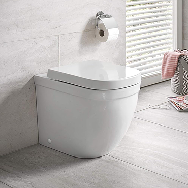 Grohe Euro Rimless Back to Wall Toilet with Soft Close Seat  Profile Large Image