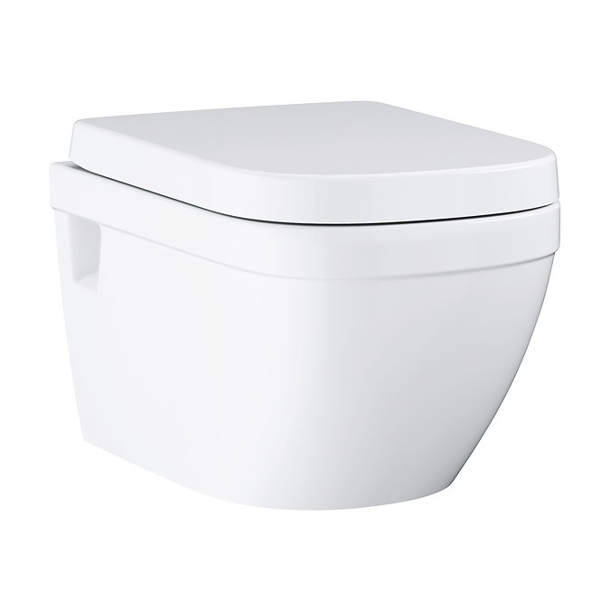 Grohe Euro Rimless Wall Hung Toilet + Standard Seat  Profile Large Image