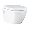 Grohe Euro Rimless Wall Hung Toilet + Standard Seat  Profile Large Image