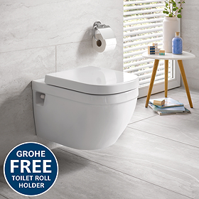 Grohe Euro Rimless Wall Hung Toilet with Soft Close Seat