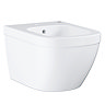 Grohe Euro Wall Hung Bidet Package (Tap + Waste Included)  Profile Large Image