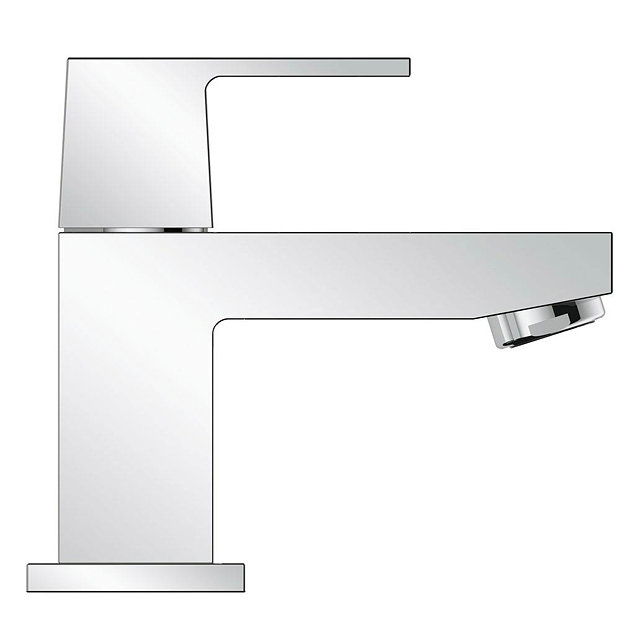 Grohe Eurocube Basin Pillar Tap Available At Victorian Plumbing