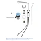 Grohe Eurocube High Spout Basin Mixer with Pop-up Waste - 23135000 Standard Large Image