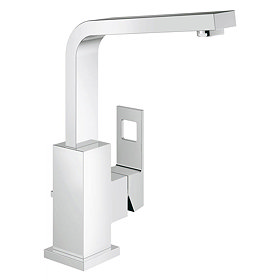 Grohe Eurocube High Spout Basin Mixer with Pop-up Waste - 23135000 Large Image