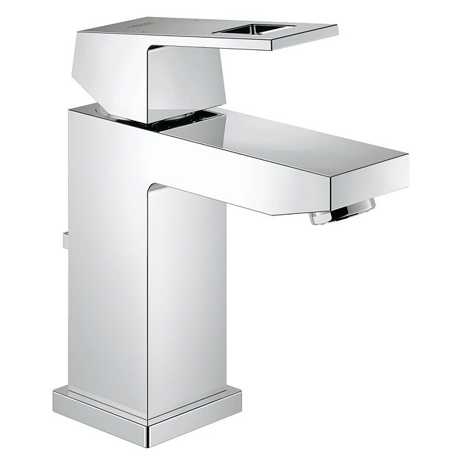 Grohe Eurocube Mono Basin Mixer with Pop-up Waste - 23127000 Large Image