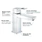 Grohe Eurocube Mono Basin Mixer with Pop-up Waste - 23445000 Feature Large Image