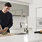 Grohe Eurocube Professional Kitchen Sink Mixer - Chrome - 31395000  Standard Large Image