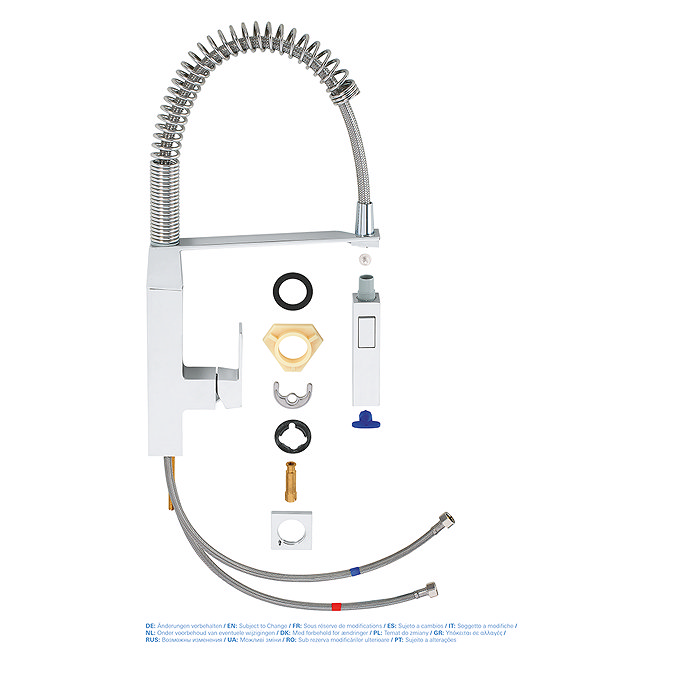 Grohe Eurocube Professional Kitchen Sink Mixer - Chrome - 31395000  Newest Large Image