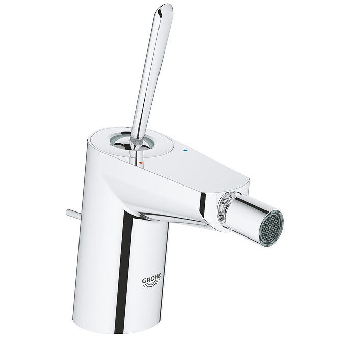 Grohe Eurodisc Joy Bidet Mixer with Pop-up Waste - Chrome - 24036000 Large Image