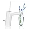 Grohe Eurodisc Joy Mono Basin Mixer with Pop-up Waste - Moon White - 23425LS0 Profile Large Image