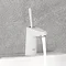 Grohe Eurodisc Joy Mono Basin Mixer with Pop-up Waste - Moon White - 23425LS0  Feature Large Image