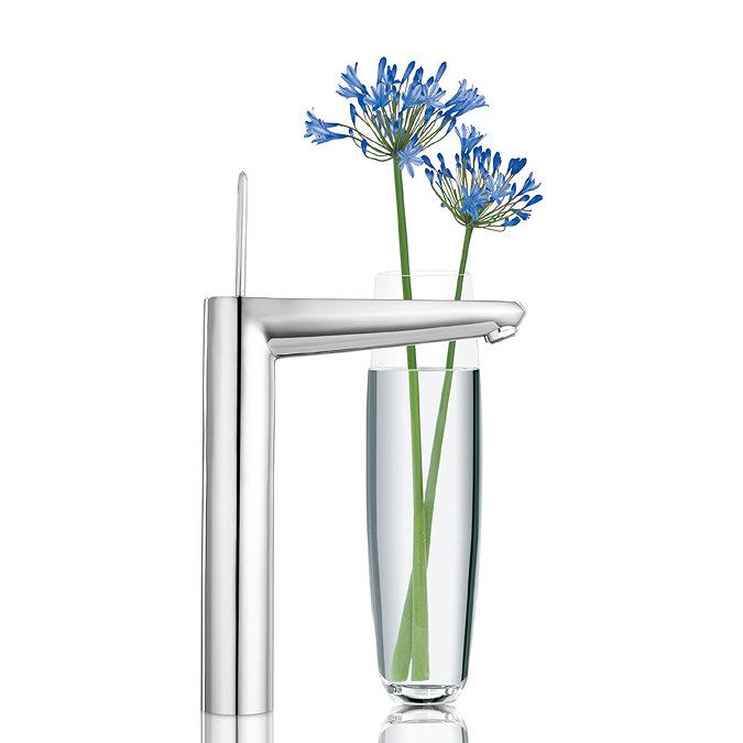 Grohe Eurodisc Joy Tall Mono Basin Mixer - Chrome - 23428000 Profile Large Image